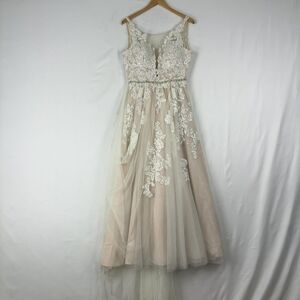 Oleg Cassini Wedding Dress with Veil